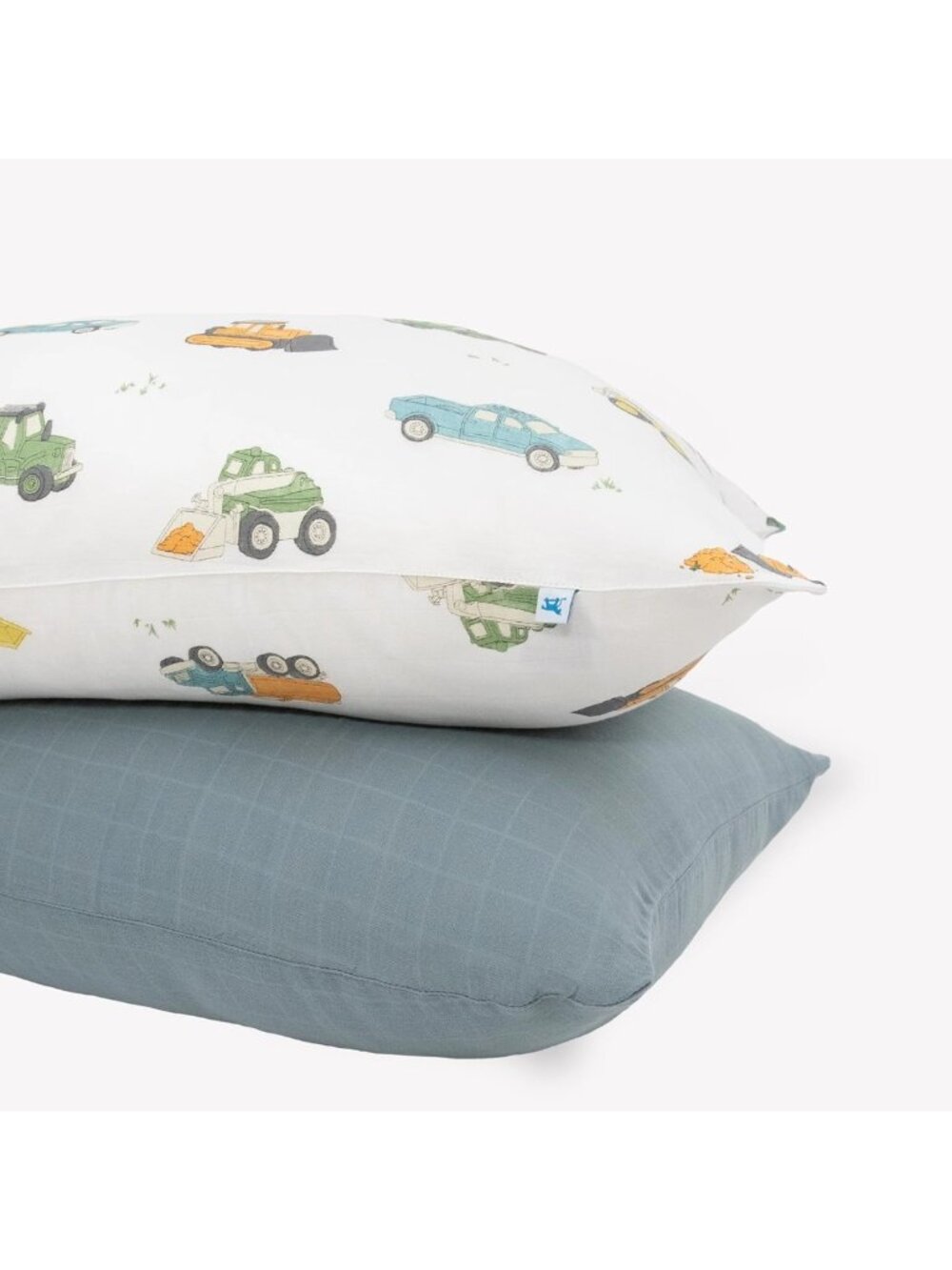 Super Soft Muslin Pillowcase 2 Pack | Breathable, Snug Closure for Crib